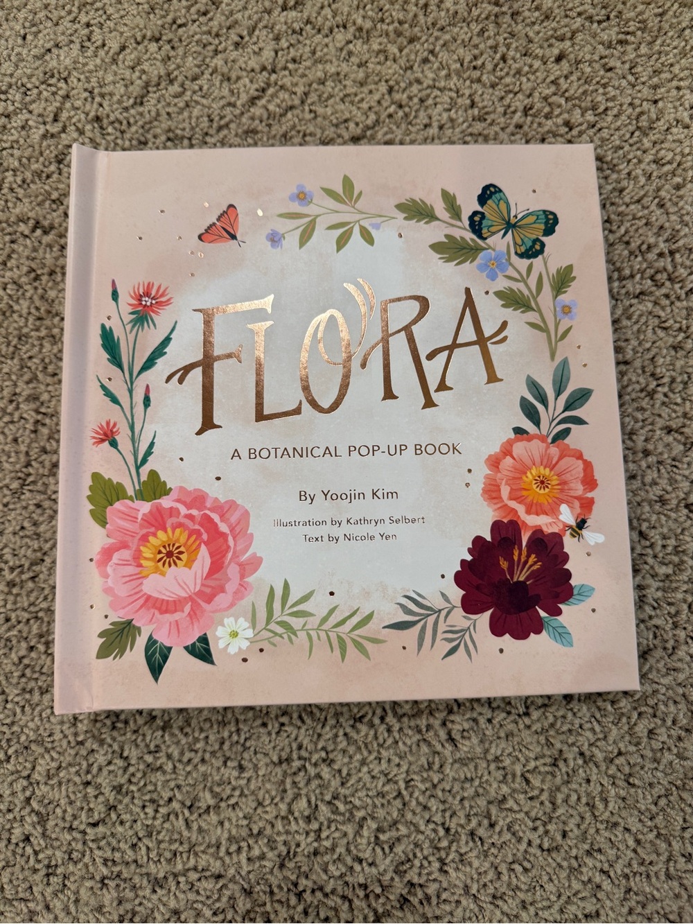 Flora: A Botanical Pop-up Book by Yoojin Kim
